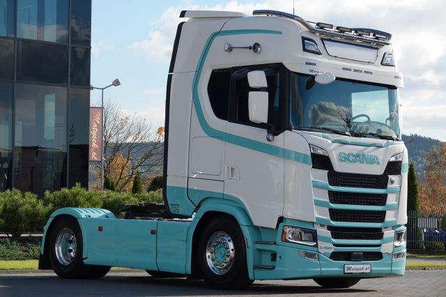 Scania S 450 / RETARDER / I-PARK COOL / CAŁA NA PODUSZK