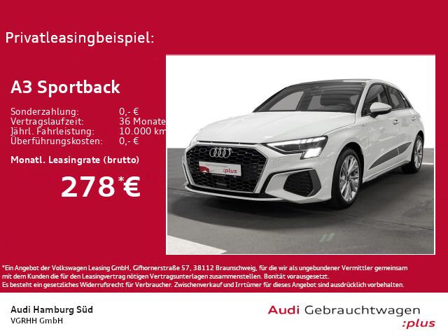 Audi A3 Sportback 30 TDI S line S tronic PANOI/MATRIX