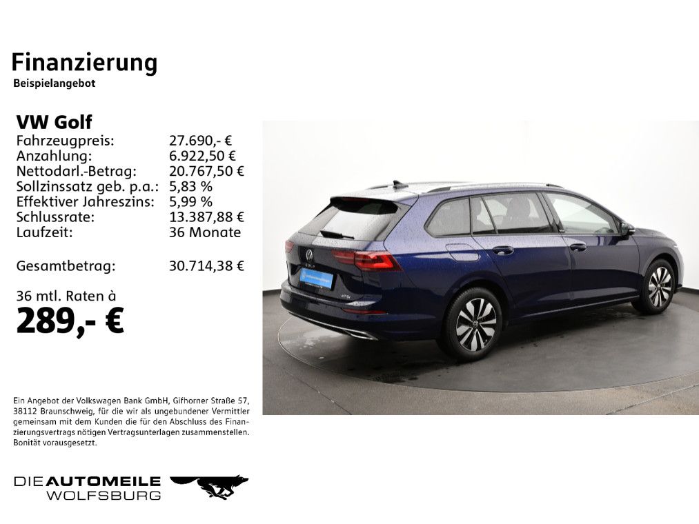 Volkswagen Golf 8 VIII Variant 1.5 eTSI DSG Move Pano AHK M foto 2