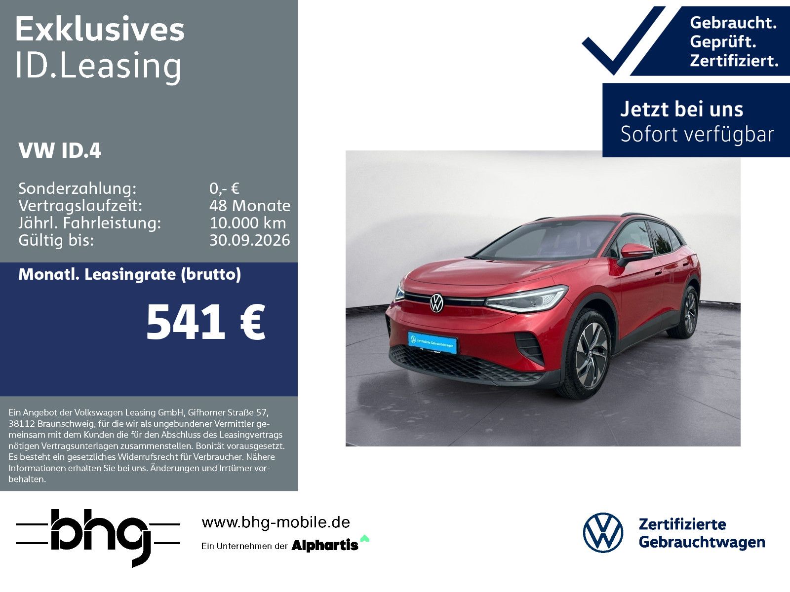 Volkswagen ID.4 Pro DSG IQ.Drive AHK Keyless AR-HUD Kamera foto 1
