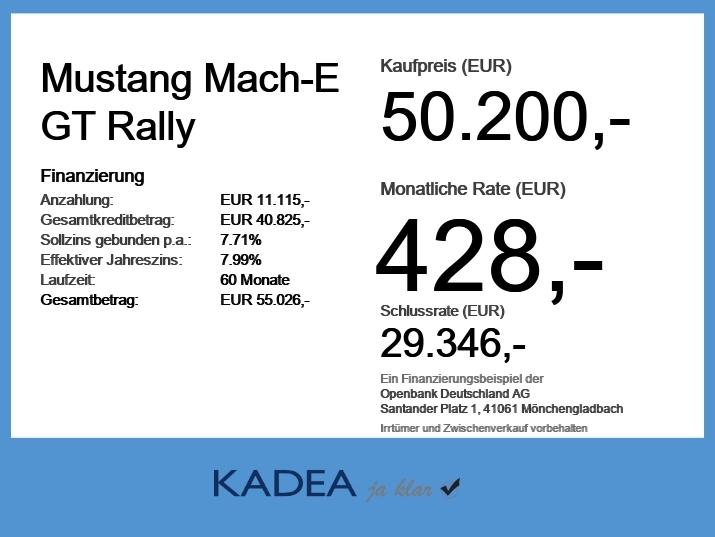Ford Mustang Mach-E GT Rally | ACC | 360°Kamera | TWA