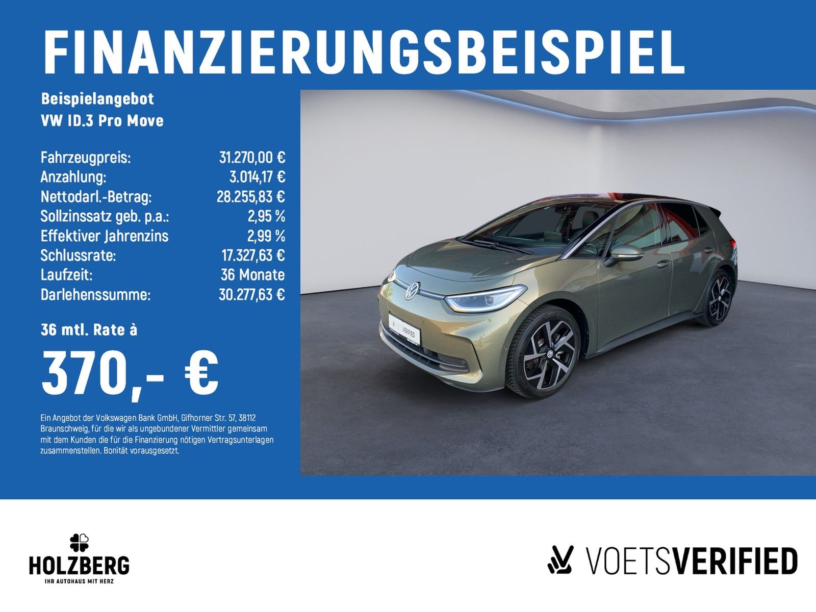 VW ID.3 Pro Move MATRIX+NAVI+ACC