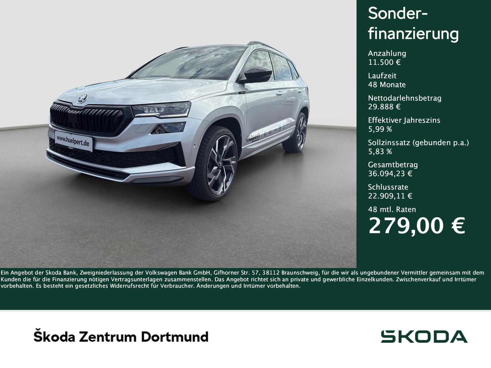 Skoda Karoq 2.0 SPORTLINE DSG AHK PANO MATRIXLED LM19