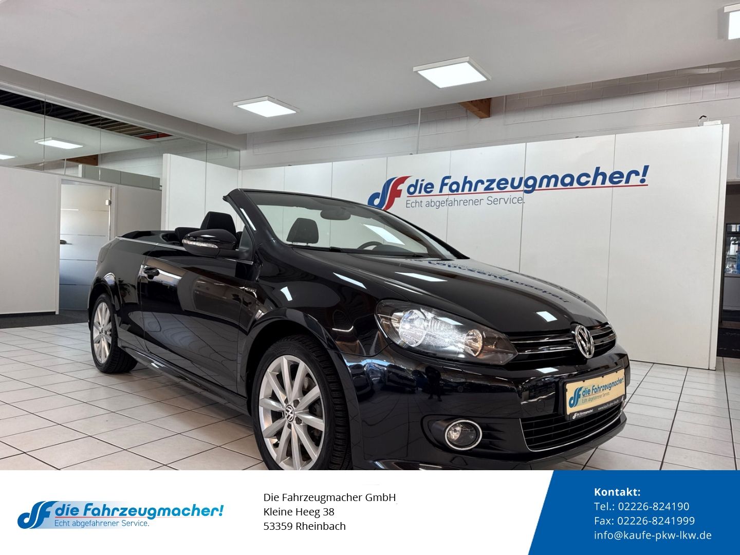 Fahrzeugabbildung Volkswagen Golf VI Cabriolet Lounge BMT Navi Dyn. Kurvenlic