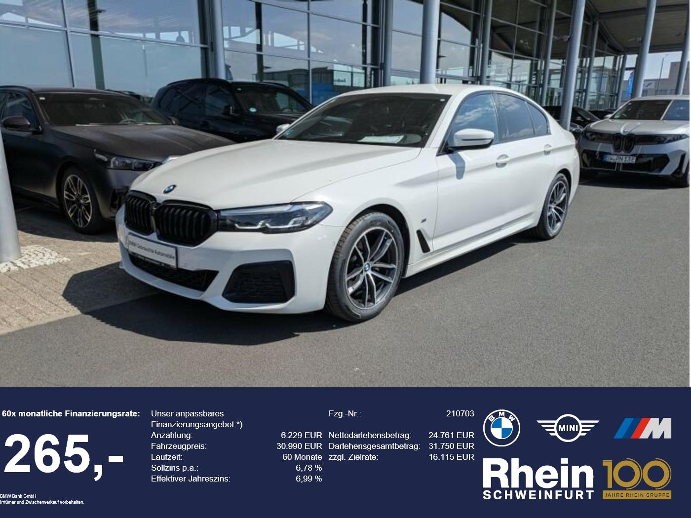 BMW 520i Lim. M Sport Teilleder. Navi. SH. Park.Ass.