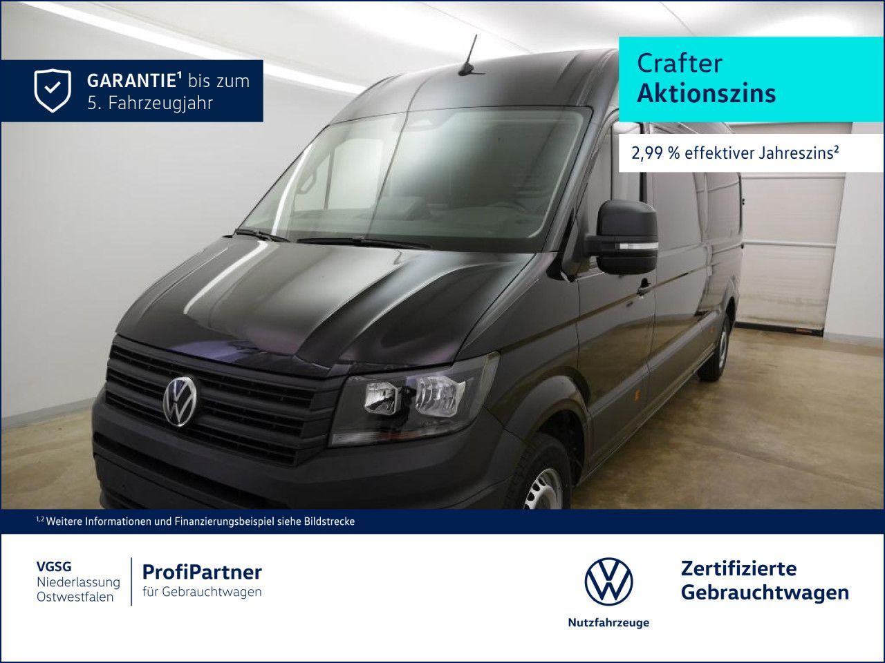 Volkswagen Crafter Kasten Lang vorb.AHK Navi DSG GRA Klima