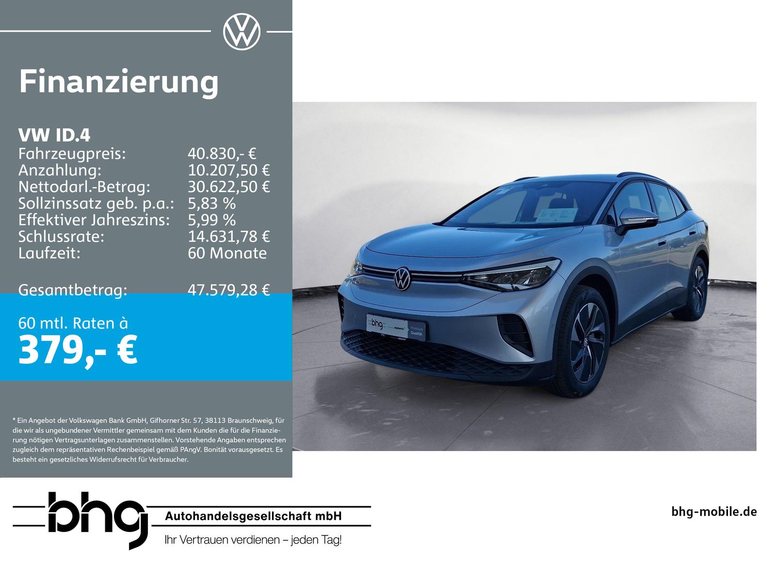 Volkswagen ID.4 Pro AHK WÄRMEPUMPE 360 GRAD KAMERA IQ.DRIVE
