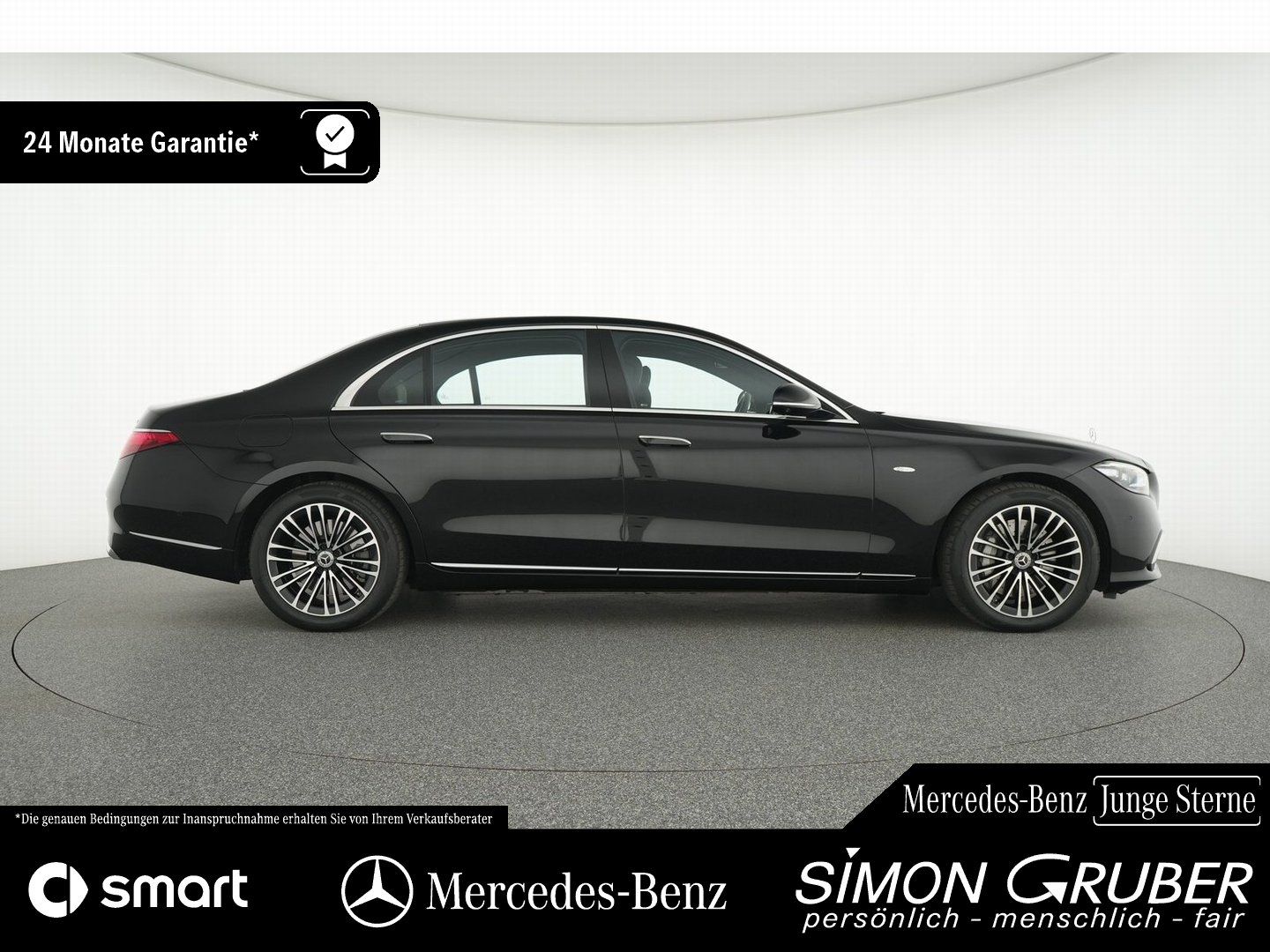 Fahrzeugabbildung Mercedes-Benz S 580 e 4M lang Pano Burm Ambi Airmatic Guard360