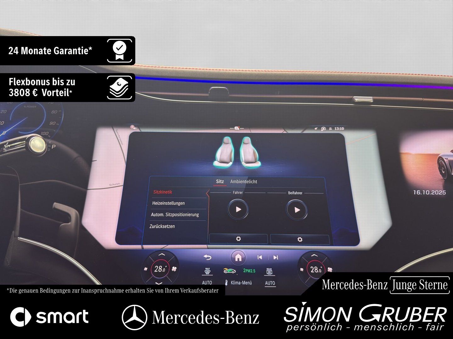 Fahrzeugabbildung Mercedes-Benz EQE 43 4M SUV AMG Night Pano HUD Sitzklima Nappa