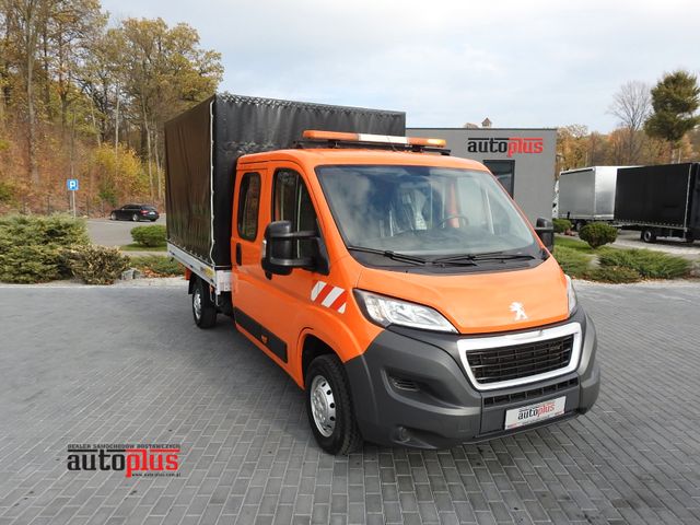 Peugeot BOXER PRITSCHE PLANE DOPPELKABINE DOKA 7 SITZE