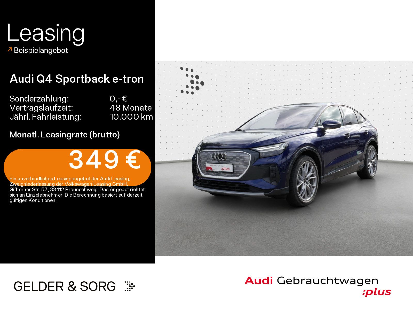 Audi Q4 Sportback e-tron 35 S line 0,25%*AHK*Matrix*