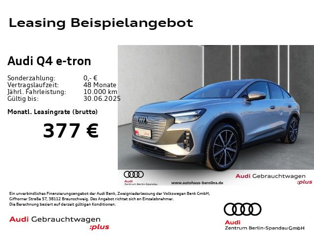 AUDI Q4 e-tron 45 Sportback *ACC*NAV+*R-CAM*PDC+*SHZ*
