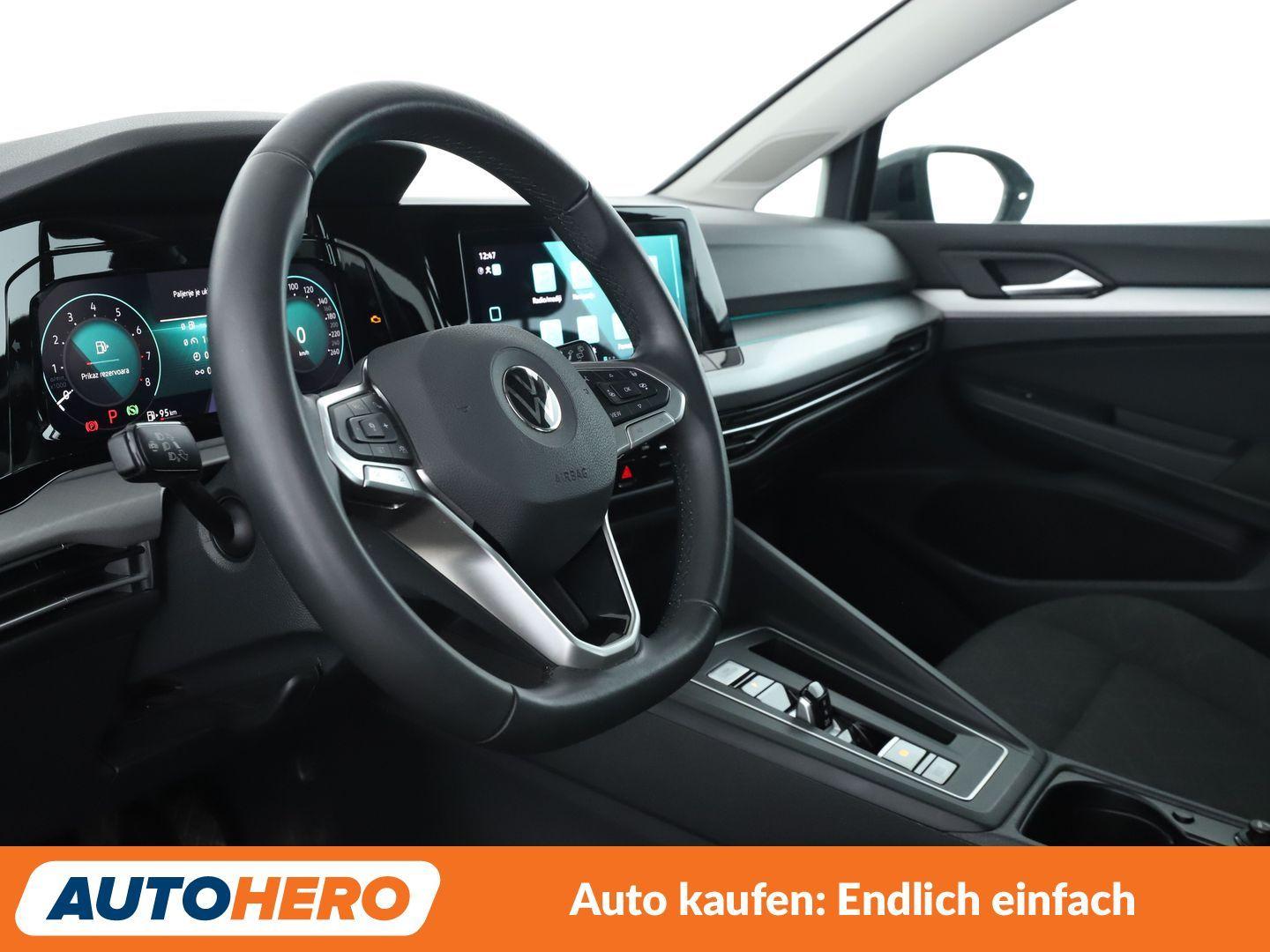 Volkswagen Golf VIII 1.0 eTSI Life Aut.*NAVI*CAM*ACC*SHZ*, миниатюра 10