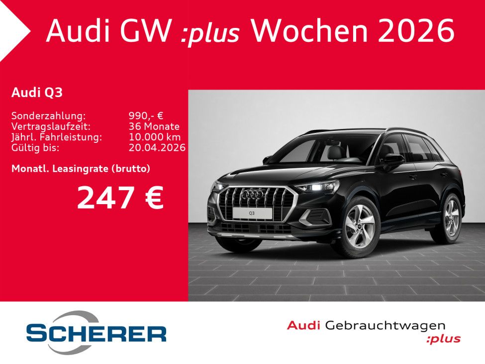 Audi Q3 SUV advanced 35 TFSI LED KAMERA NAVI SITZHEIZ
