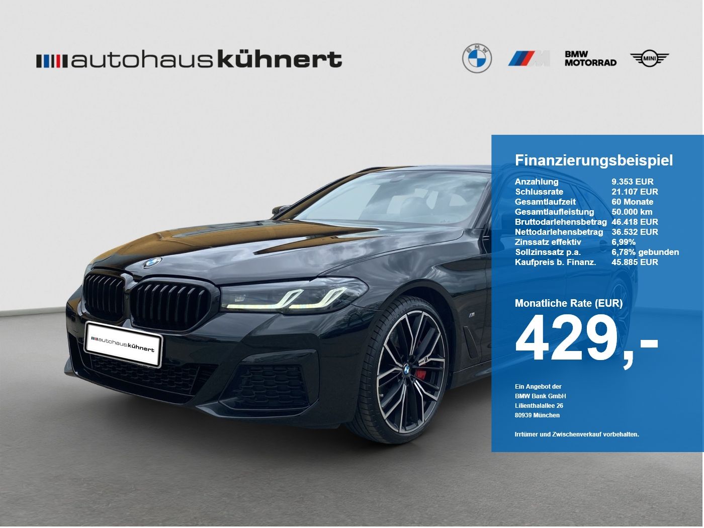 BMW 540d xDrive Touring M-Sport PRO SAG AHK foto 1