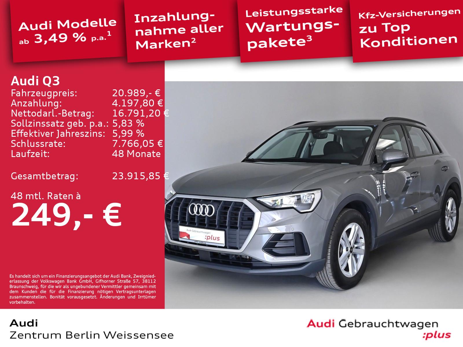 Audi Q3 35 TFSI S-TRO*TEMP*APP*VC*ZVR*PDC*NAVI*VKE**, миниатюра 2