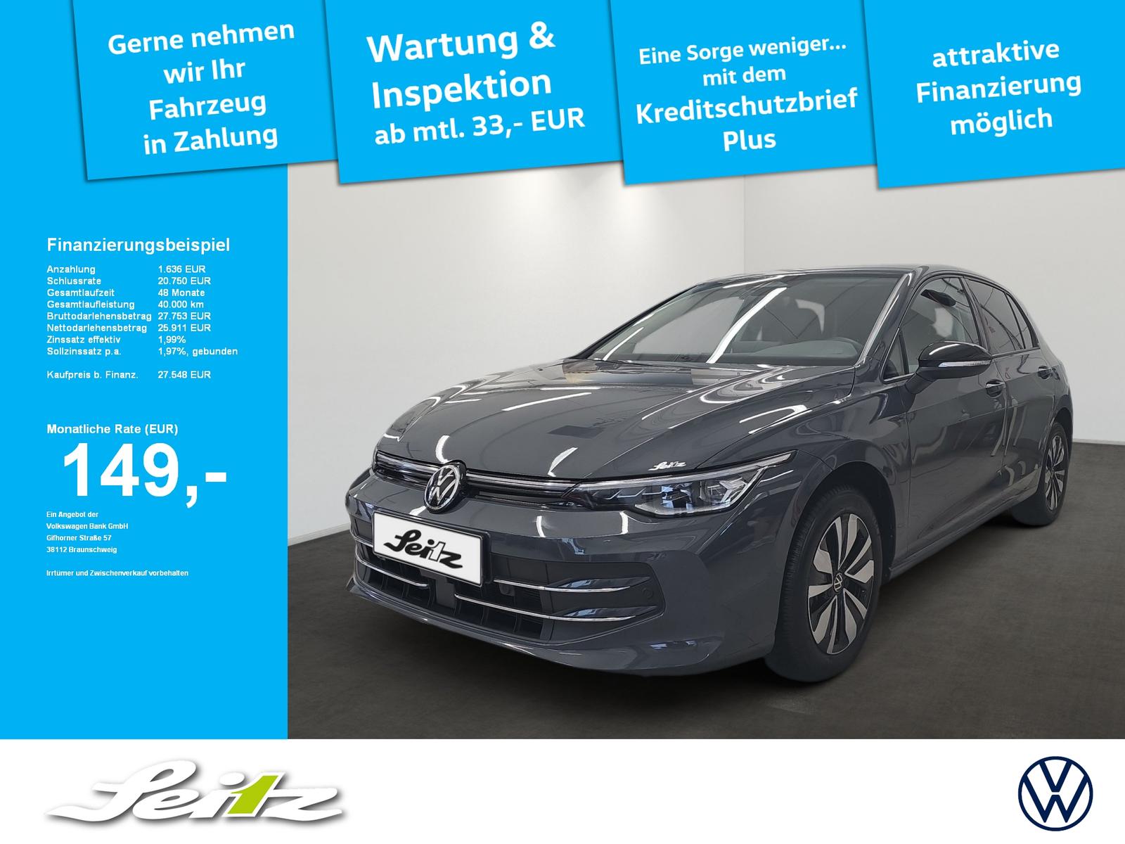 Volkswagen Golf VIII 1.5 eTSI Goal *AHK*KAMERA*NAVI*LED*