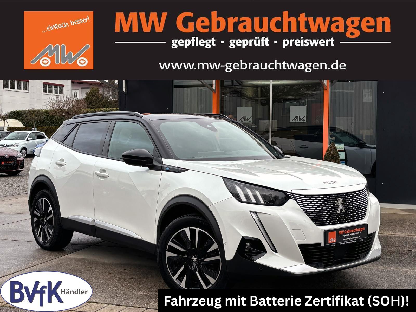 Fahrzeugabbildung Peugeot 2008 e-GT 11kW OnBoard LED ACC KAM NAV CarPlay