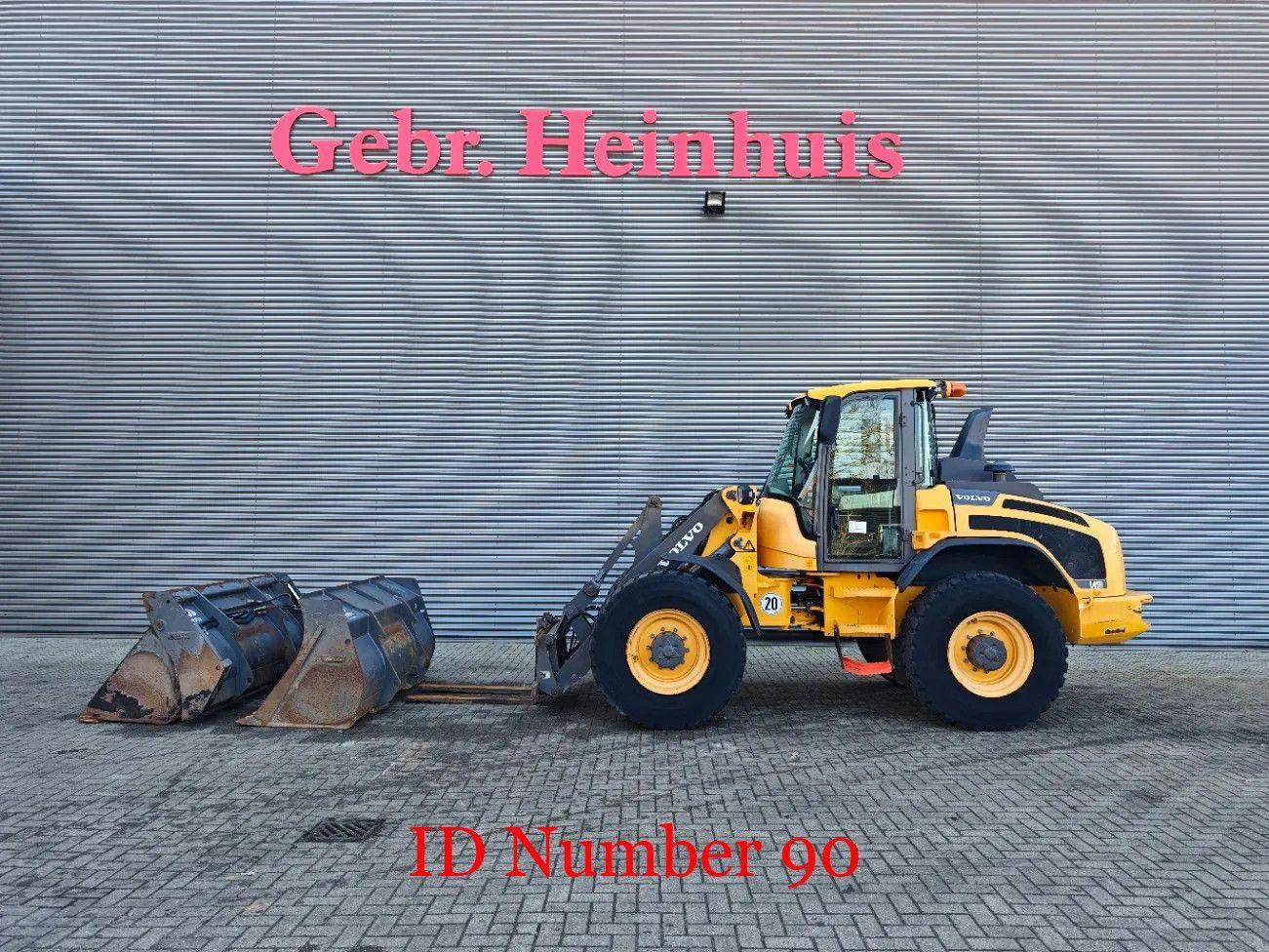 Volvo L45H Forks + 2 Buckets German Machine!