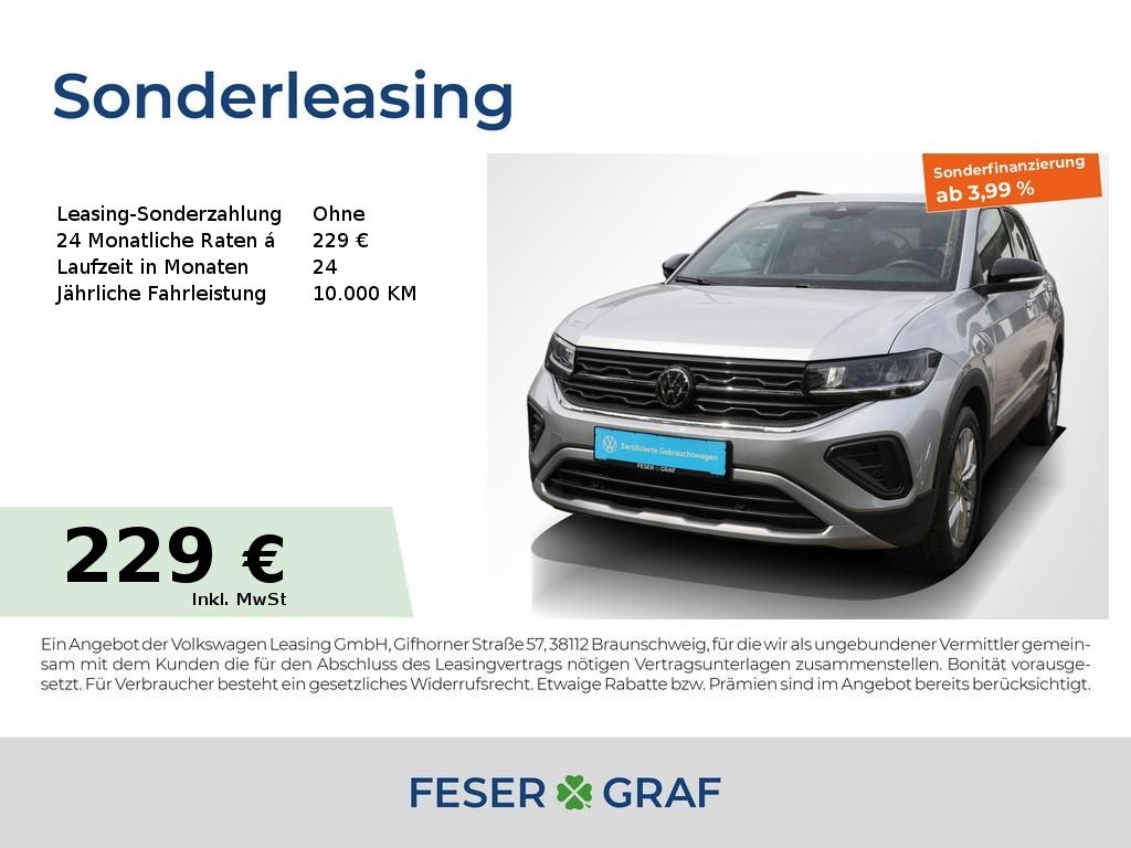 Volkswagen T-Cross 1.0 TSI Goal DSG ACC AHK LED Navi Sitzh.