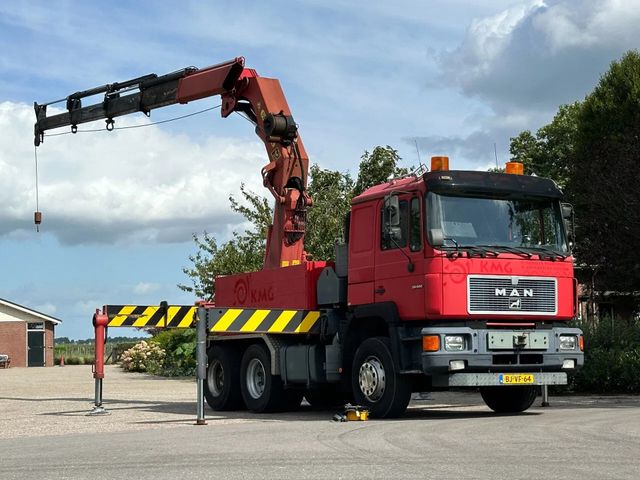 MAN F16 25.502 V10 PALFINGER PK52000 52TM CRANE/GRUE