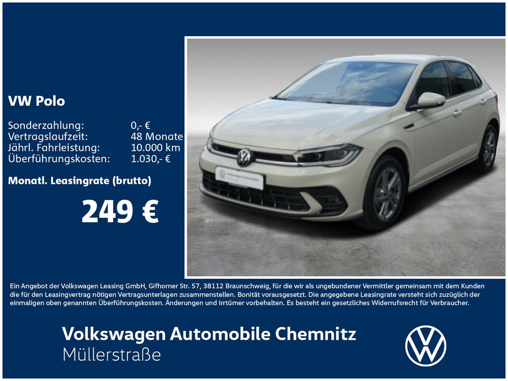 Volkswagen Polo R-Line TSI *WiRä*IQ.DRIVE*Licht-u.-Sicht*