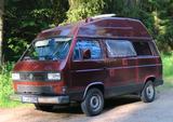 Volkswagen VW T3 1,6TD, Oldtimer Wohnmobil mit Hochdach - Volkswagen T3: Wohnmobil