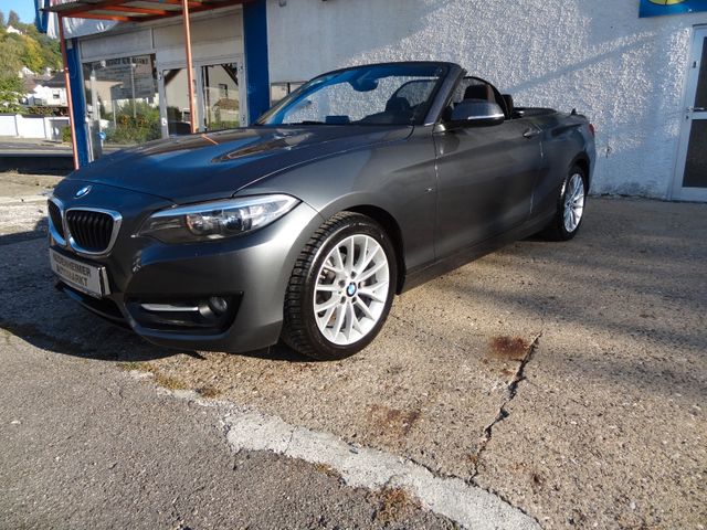 Fahrzeugabbildung BMW 218i Cabrio/Sport-Line/1.Hd/64TKM/SitzH/PDC/