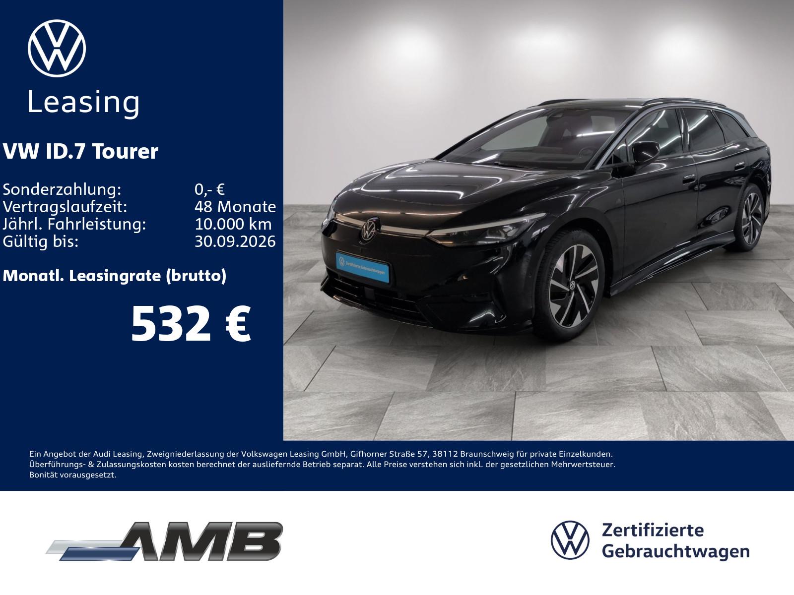 Volkswagen ID.7 Tourer Pro 82kWh/AHK/Matrix/360°/Wärmepumpe