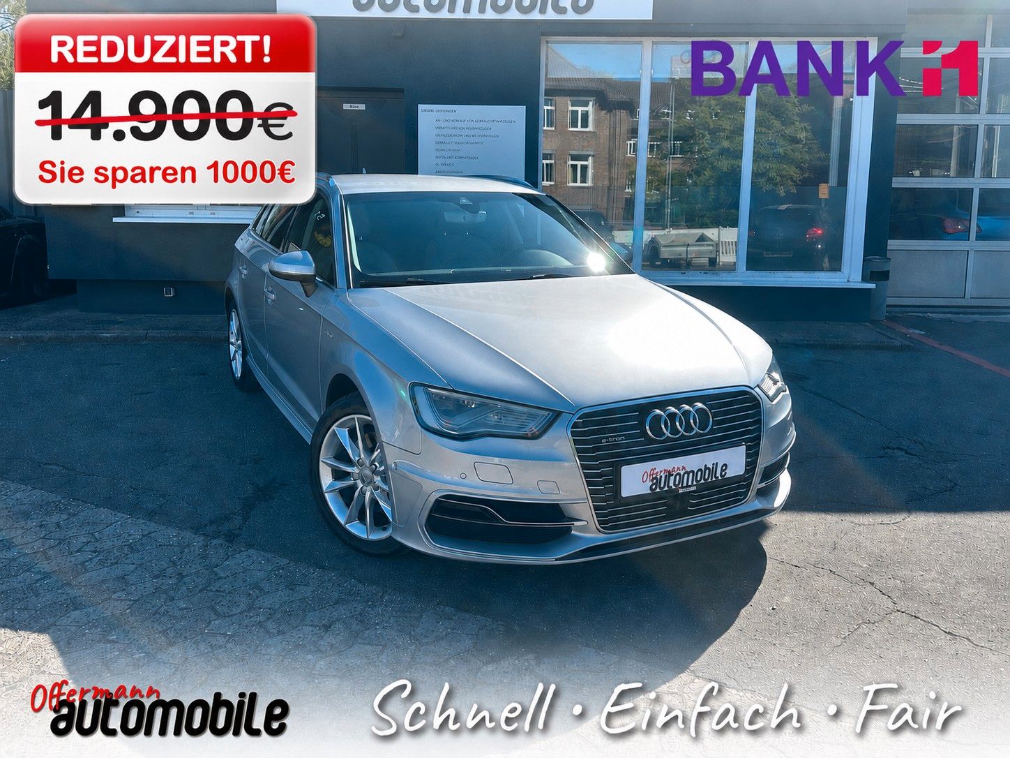 AUDI A3 etron*RFK*BT*PDC*LEDER*GARANTIE*ACC*