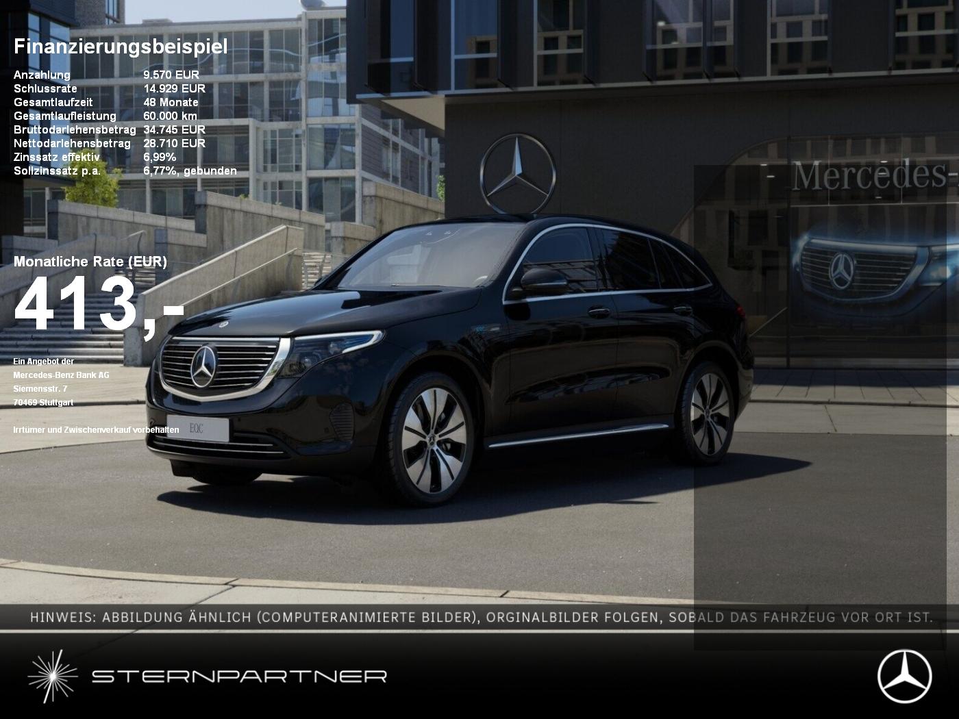 Mercedes-Benz EQC 400 4M AHK+MBEAM+KEYLESS+MEMORY+CARPLAY+KAME