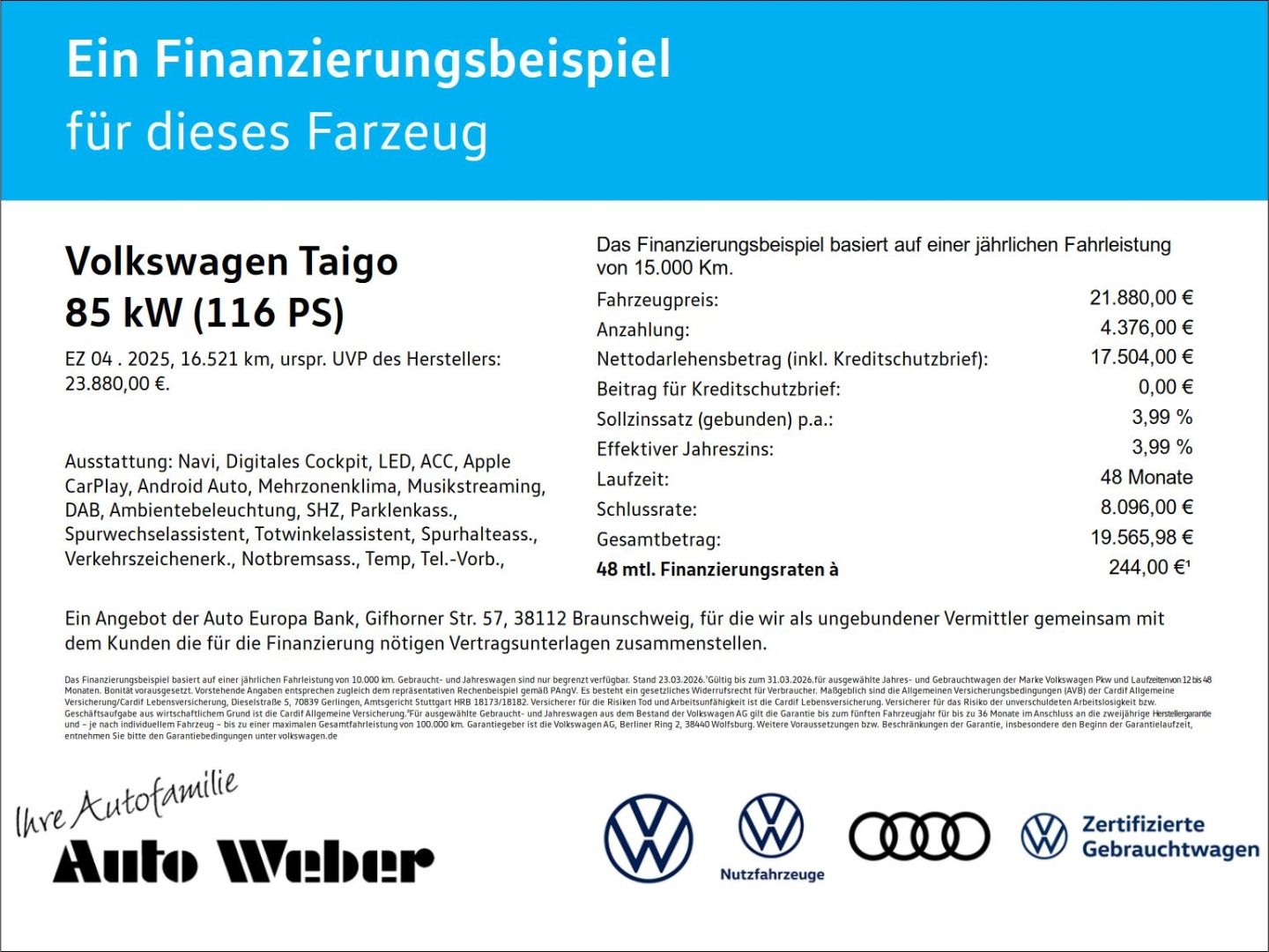 Volkswagen Taigo - Bild 2