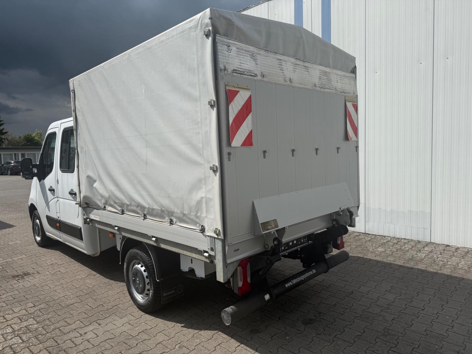 Renault Master Doka Pritsche+Plane L2 Lang Ladeboardwand
