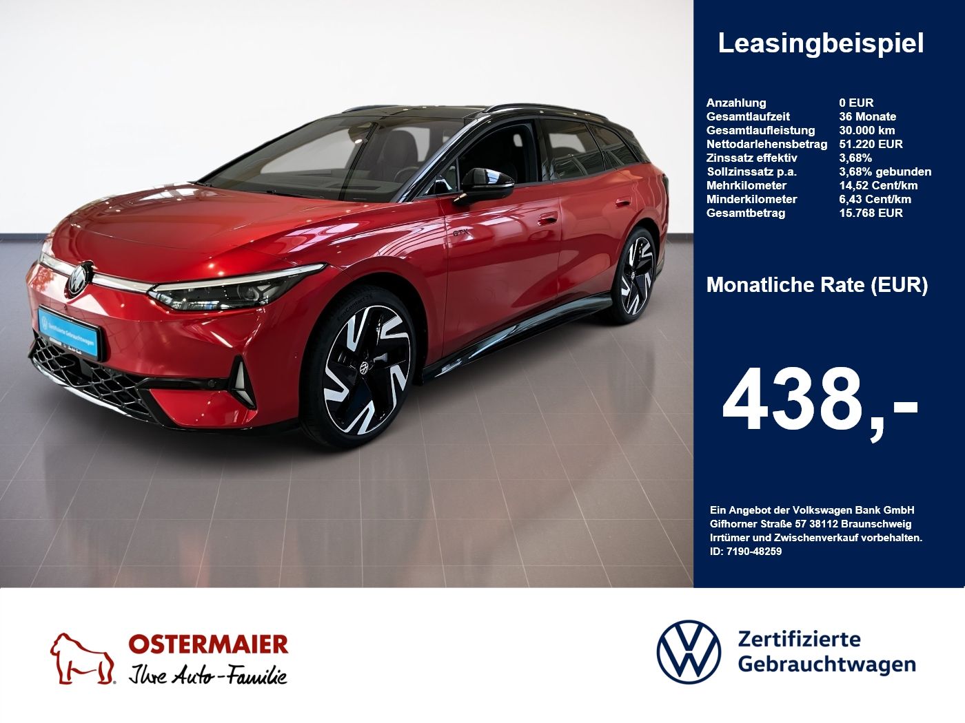 Volkswagen ID.7 Tourer GTX 340PS 4M ACC.5J-G.WÄRMEPU foto 1