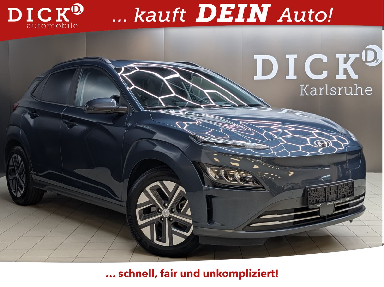 Fahrzeugabbildung Hyundai Kona Elektro Prime LEDER+LED+NAVI+HEAD+KRELL+ACC