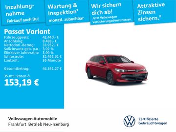 Volkswagen Passat Variant 1.5 TSI eHybrid ELEGANCE AHK+DCC+
