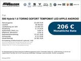 Fiat 500 Hybrid 1.0 TORINO SOFORT TEMPOMAT LED APPLE  - Fiat 500: Gelb