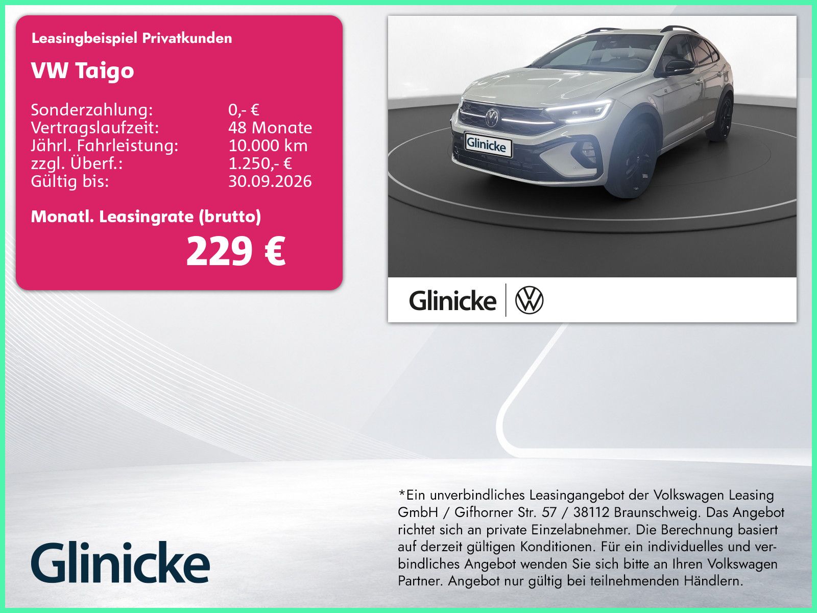 Volkswagen Taigo R-Line Automatik AHK Kamera Sitzheiz Klima