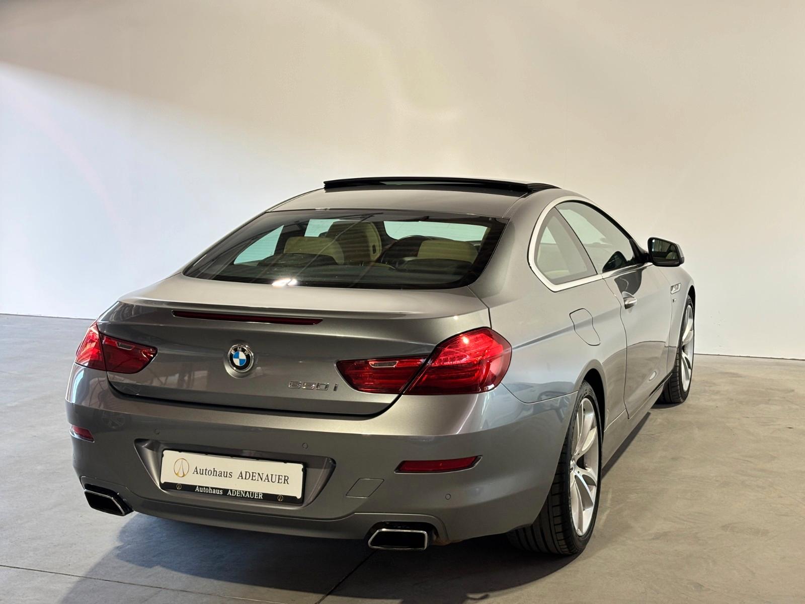 BMW 650i F13 xDrive Coupé V8 408 ch • BMW Individual • Cuir beige • Head-up • Toit pano • 19"