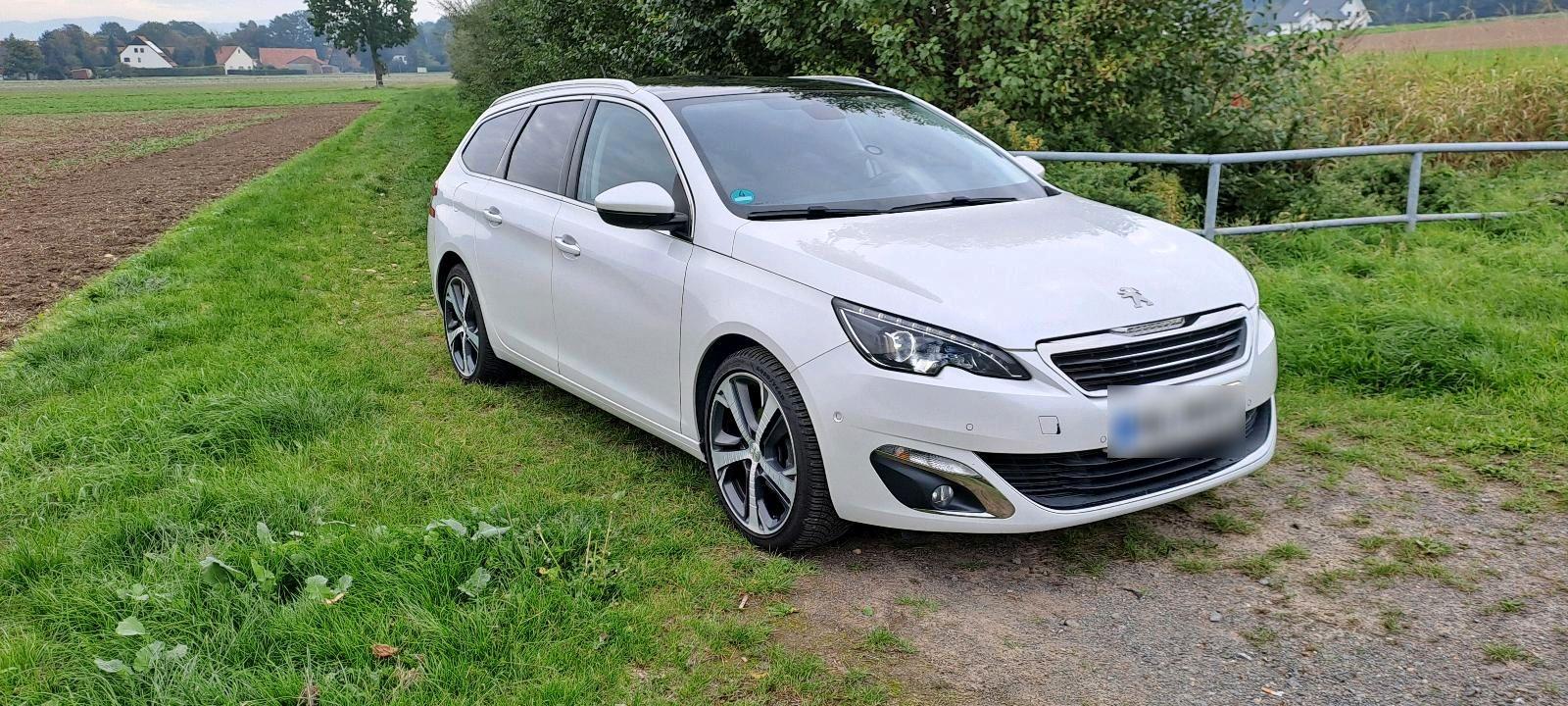 Peugeot 308 2015 — rear view