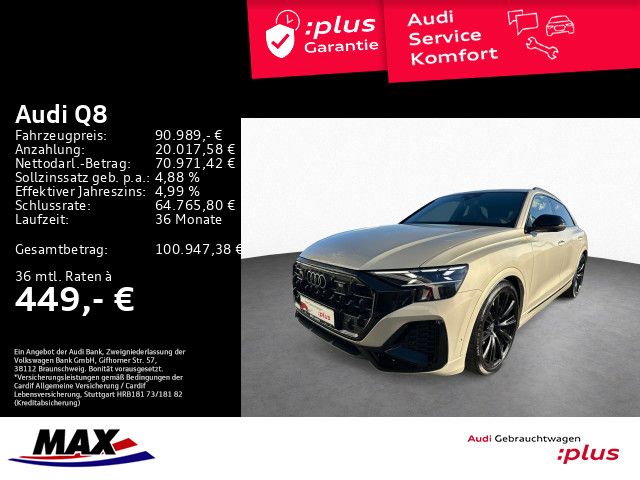 Q8 50 TDI QUATT MATRIX+PANO+AHK+RAUTE+LUFT+360°+