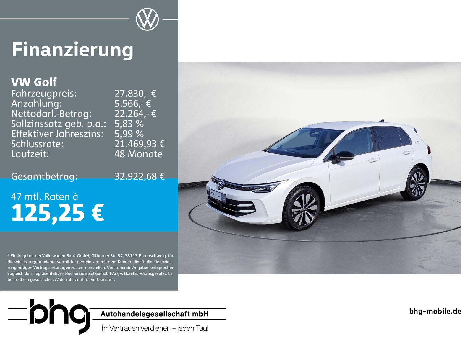 Volkswagen Golf 1.5 eTSI OPF DSG Life *LED*NAVI*ISOFIX*