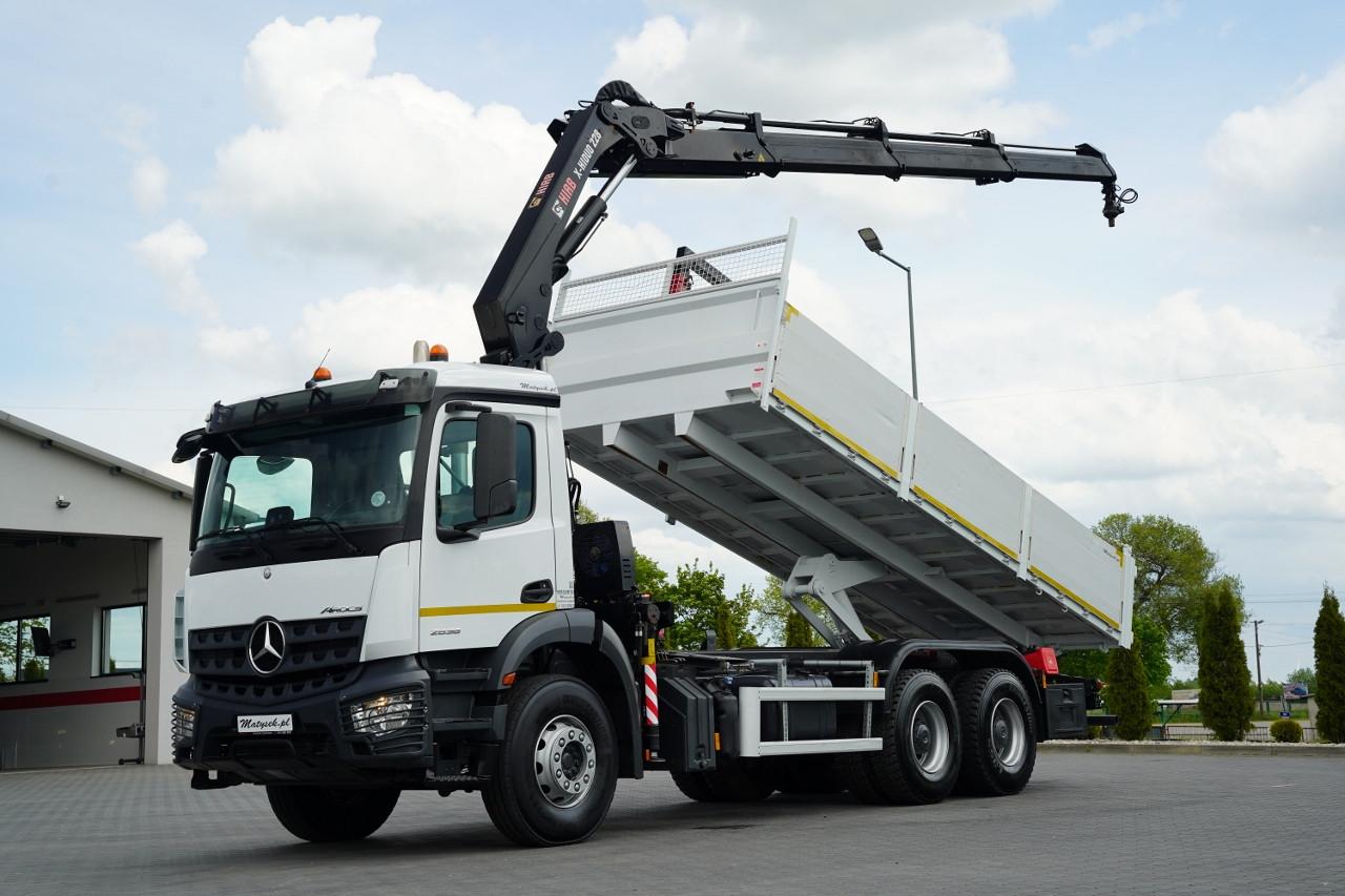 Mercedes-Benz AROCS 2636 / 6X4 / WYWROTKA  / + HDS HIAB X-HIDU