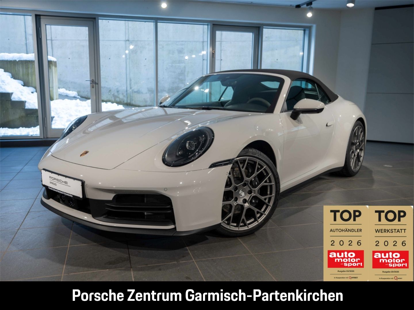 PORSCHE 992 911 Carrera Cabriolet Sportabgas Memory 360