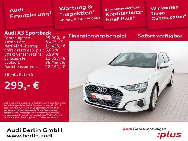 Audi A3 Sportback advanced 40 TFSI e S tr. RFK NAVI