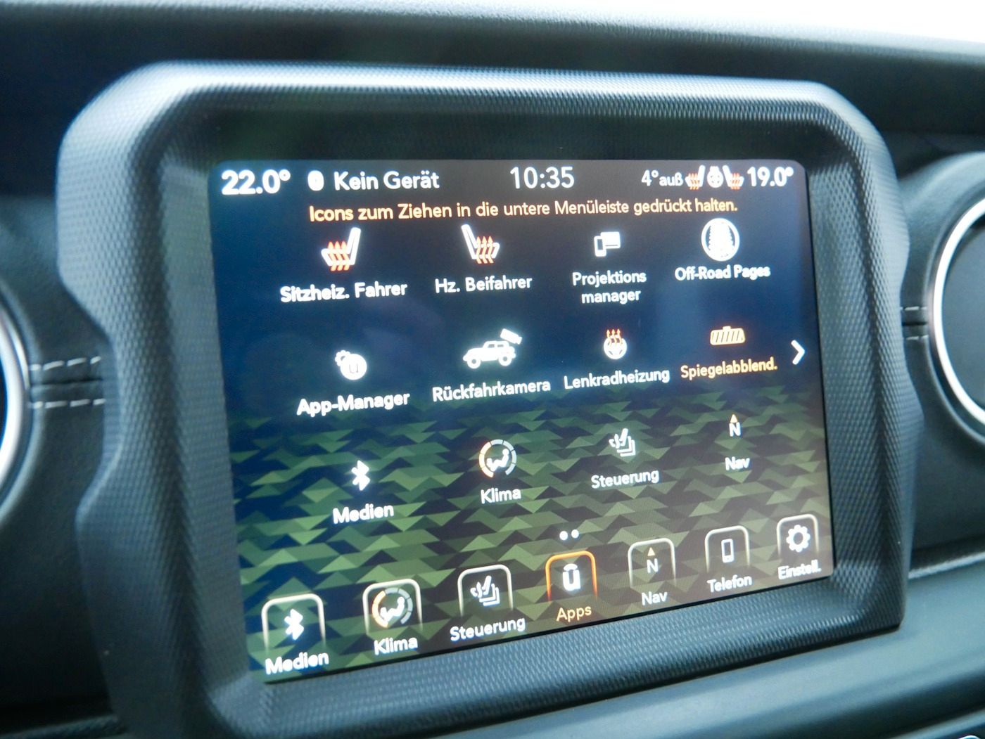 Fahrzeugabbildung Jeep Wrangler Unlimited 2.2 Overland 1.Hand AHK LED