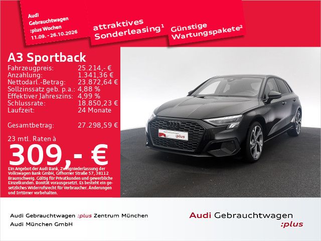 Audi A3 Sportback 35 TFSI S tronic HuD/Kamera/Navi+