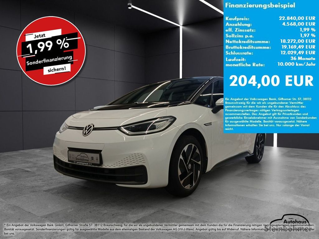 ID.3 Pro Performance IQ.Light NAV HeadUp ACC SHZ