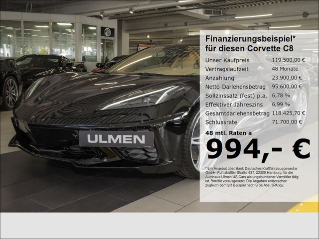 Corvette C8 Stingray 6.2 V8 3LT 2024 COC Full-Options Z51