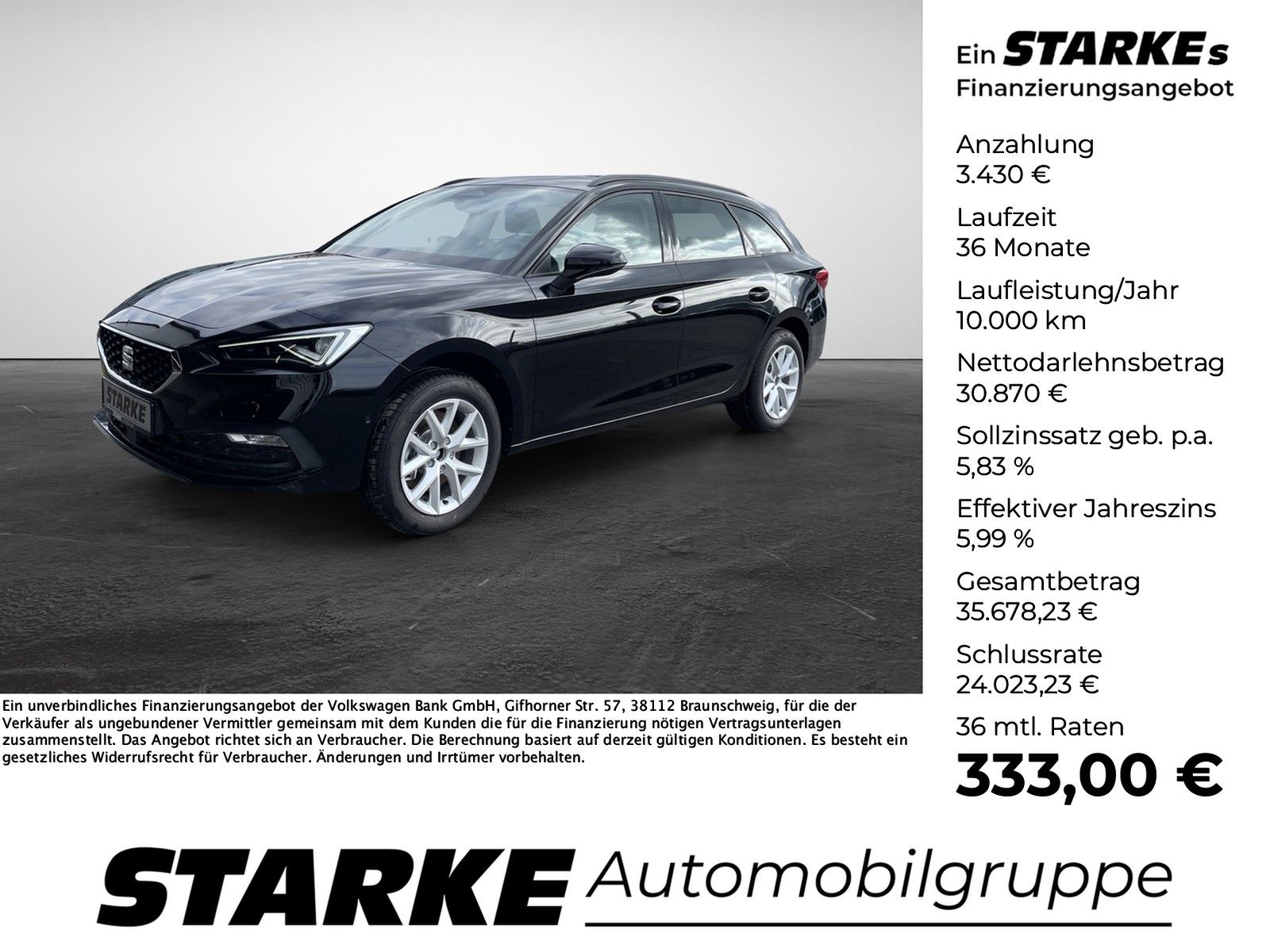 Seat Leon Sportstourer 2.0 TDI DSG Road Edition  Pano